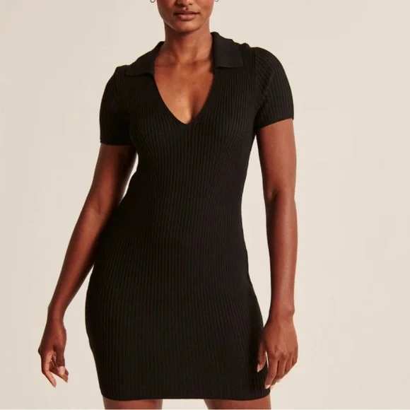 Abercrombie & Fitch | Dresses | Abercrombie Fitch Black Polo Ribbed Knit Mini Dress | Poshmark Abercrombie & Fitch | Dresses | Abercrombie Fitch Black Polo Ribbed Knit Mini Dress | Poshmark